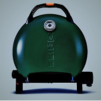 Портативный переносной газовый гриль O-GRILL 600T, зеленый