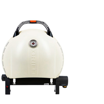 Портативный переносной газовый гриль O-GRILL 900, кремовый.
