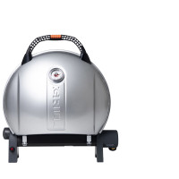 Портативный переносной газовый гриль O-GRILL 900, серебро