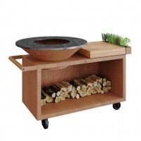 Гриль на дровах OFYR Classic Storage Black 100