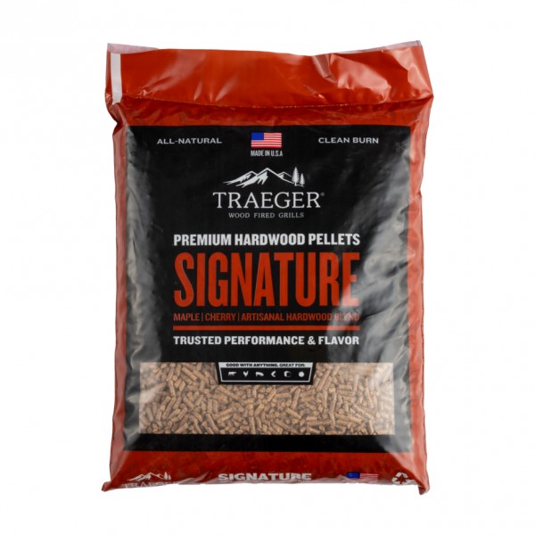 Купить Пелети Traeger Суміш запахів  9,07 кг - pellety_signature в магазине Grill Point